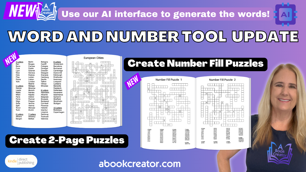 Unlock the Secret to Creating Amazing Word and Number Fill Puzzle Books ...
